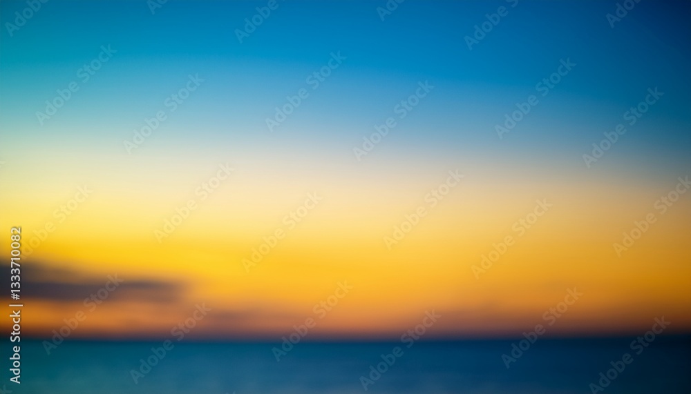 Obraz premium yellow blue gradient blur backdrop