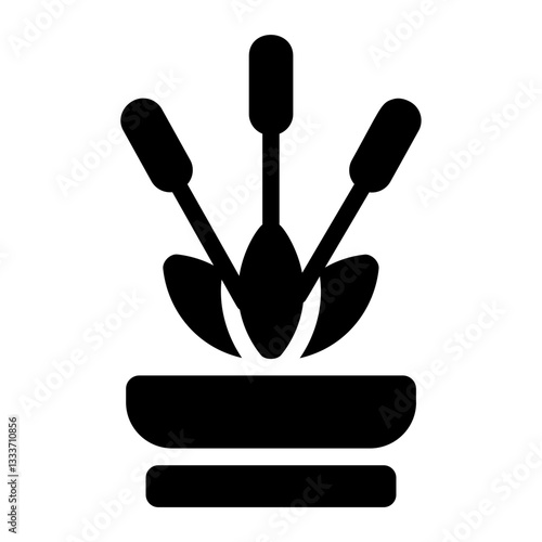 Incense stick Solid Icon