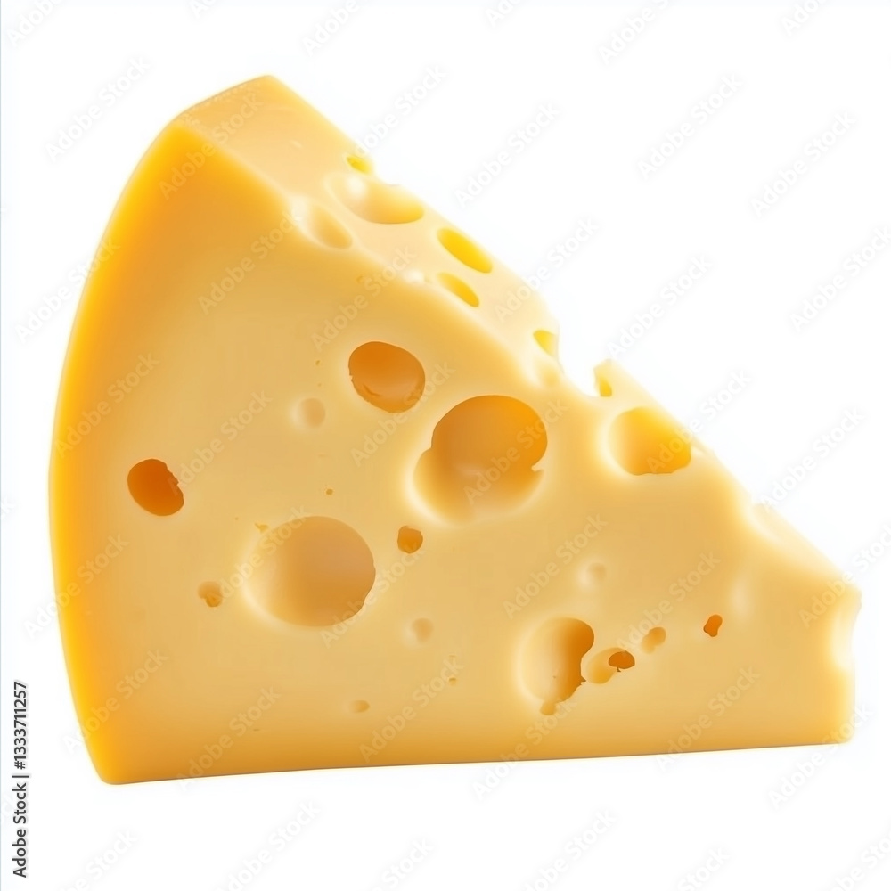 piece of yellow cheese isolated on white background piece of yellow cheese isolated on white background