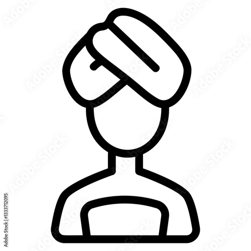 Spa and therapy Line Icon