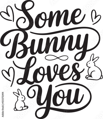 Happy Easter typography t-shirt design