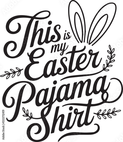 Happy Easter typography t-shirt design