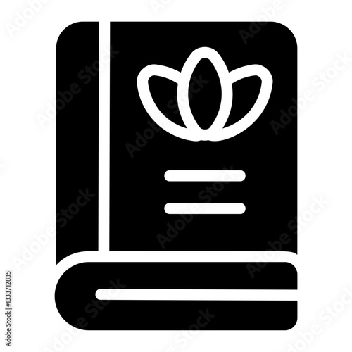 Therapy book Solid Icon