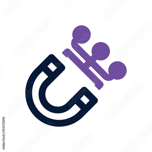 inbound marketing dual tone icon. Sleek and modern vector icon for websites, mobile apps, marketing materials, and corporate design. Fully scalable and ready to use.