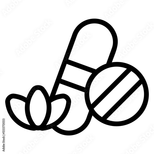 Therapy medicine Line Icon