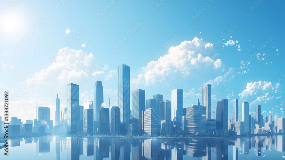 Skyline of Modern Cities Skyline of Modern Cities