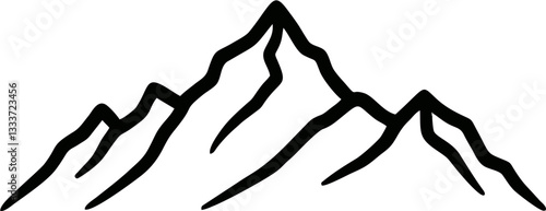 vector illustration of a mountain 