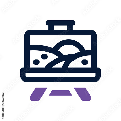 canvas dual tone icon. Sleek and modern vector icon for websites, mobile apps, marketing materials, and corporate design. Fully scalable and ready to use.