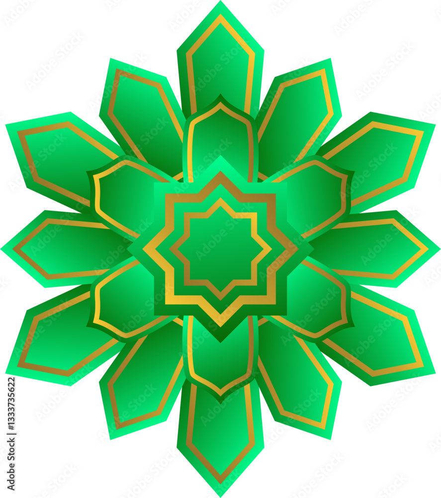 Gradient Islamic Mandala Gradient Islamic Mandala