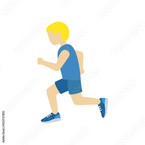 Runner in Motion

