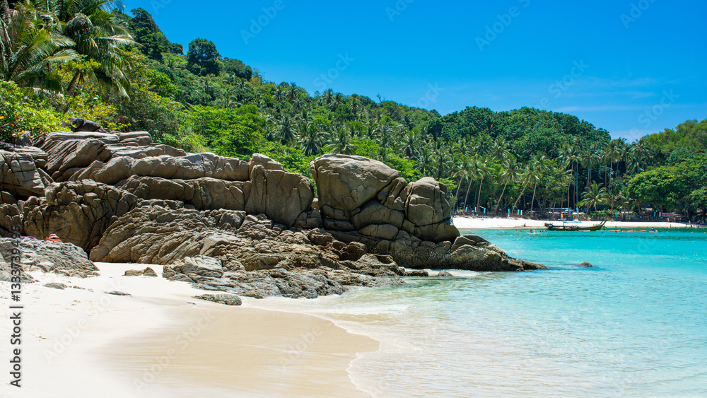 Freedom Beach Thailand, White Sand and Turquoise Sea