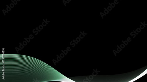 Dynamic Wave Lines Motion Background in 4K, wave lines motion background, abstract wave lines, glowing wave lines, glowing streaks background