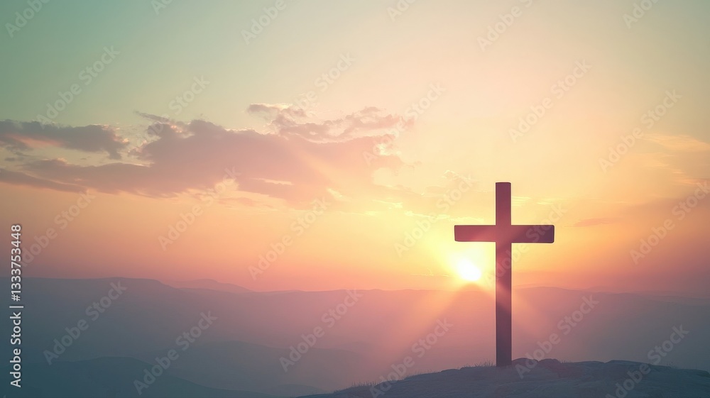 Serene Easter background with soft bokeh and a glowing cross at the center, perfect for religious websites, church invitations, or spiritual event announcements.
Serene Easter background with soft bokeh and a glowing cross at the center, perfect for religious websites, church invitations, or spiritual event announcements.
