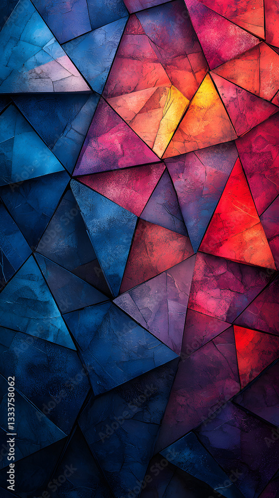 Obraz premium Vibrant Multicolored Abstract Wallpaper