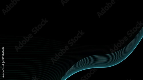 Modern Wave Lines Motion Background for Intros in 4K, wave lines motion background, abstract wave lines, glowing wave lines, glowing streaks background