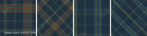 Plaid pattern seamless tartan check plaid for skirt, tablecloth, blanket, duvet cover, or other modern fashion print.