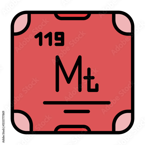 Meitnerium Icon