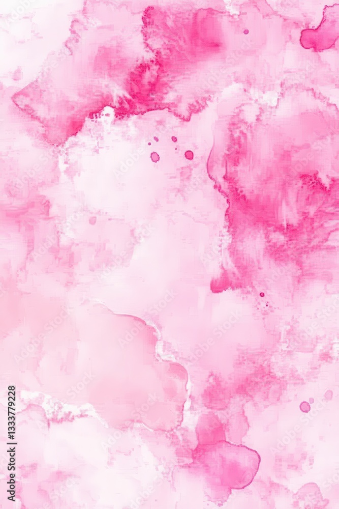Abstract Pink Watercolor Painting: A Serene and Dreamy Masterpiece Abstract Pink Watercolor Painting: A Serene and Dreamy Masterpiece