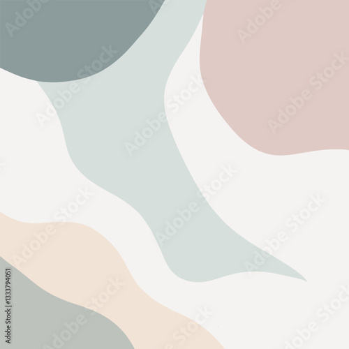 Abstract Pastel Shapes