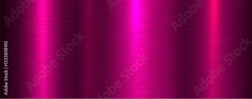 Brushed metal texture background, purple pink  shiny lustrous metallic 3d background.