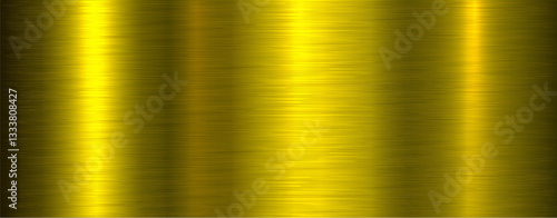 Brushed metal gold texture background, golden shiny lustrous metallic 3d background.