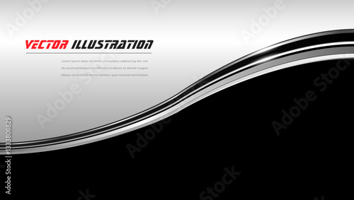 Silver black metal background with silver shiny metallic texture.
