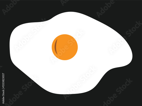 fried egg icon on a white background.