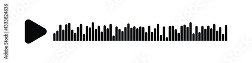 voice and audio message chat icon, sound recording audio icon.