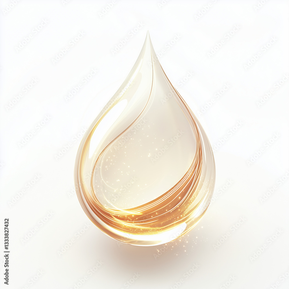 glowing droplet ,oil drop vector illustration, luxury water drop with gold splash, skin beauty and cosmetic,white cream liquid glowing droplet ,oil drop vector illustration, luxury water drop with gold splash, skin beauty and cosmetic,white cream liquid