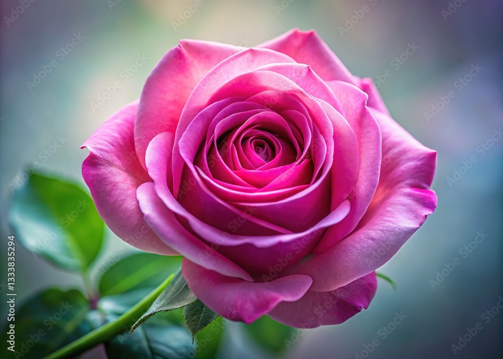 Beautiful Pink Rose, Floral Background, Botanical Art Beautiful Pink Rose, Floral Background, Botanical Art
