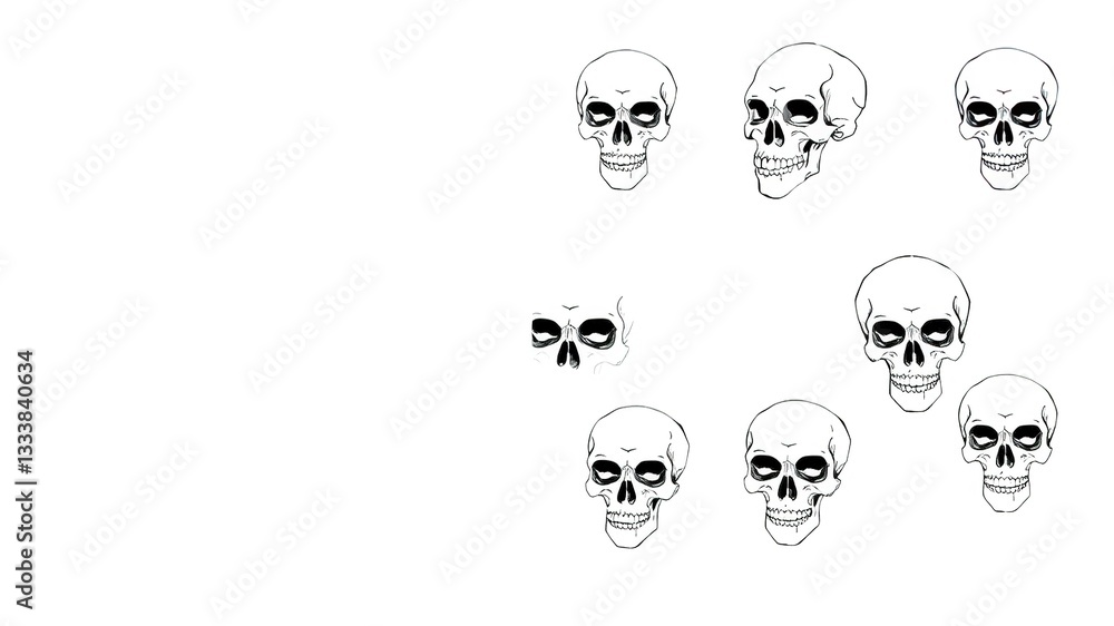 Easy Skull Outline Designs for Artistic Inspiration Easy Skull Outline Designs for Artistic Inspiration