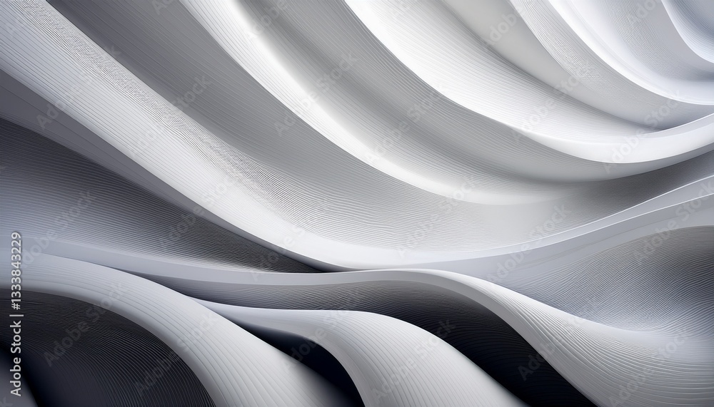 Fototapeta premium abstract white gray background curve background
