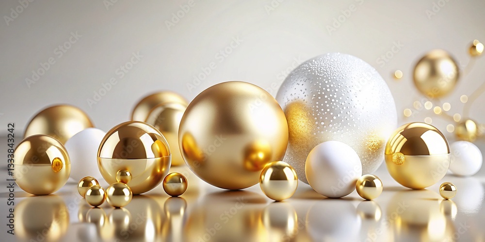 Gold White Background Light Luxury Design Gold White Background Light Luxury Design