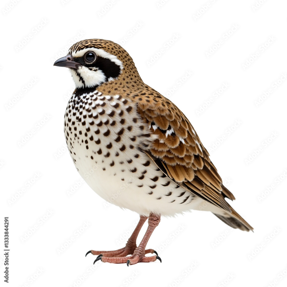 Detailed quail portrait, intricate feathers, isolated on transparent background. Wildlife photography for nature designs, education, ornithology, decor, art. Brown, white, tan bird. Detailed quail portrait, intricate feathers, isolated on transparent background. Wildlife photography for nature designs, education, ornithology, decor, art. Brown, white, tan bird.