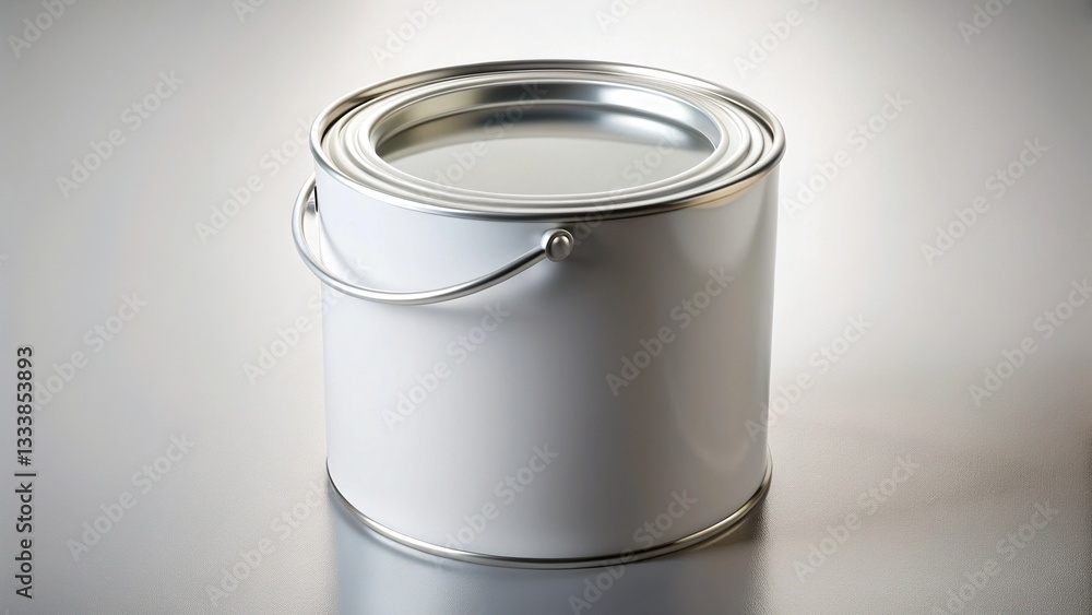 White Plastic Paint Can - Industrial Storage White Plastic Paint Can - Industrial Storage