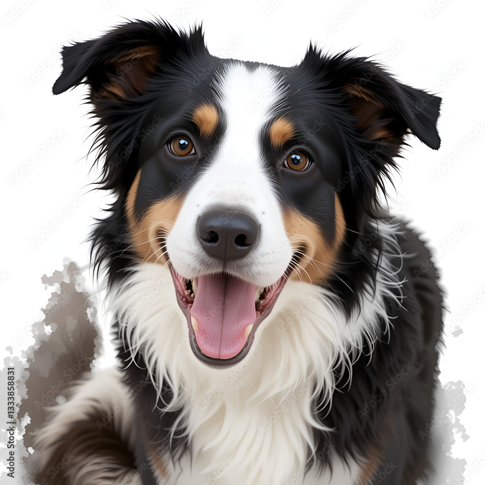 Fototapeta premium border collie portrait