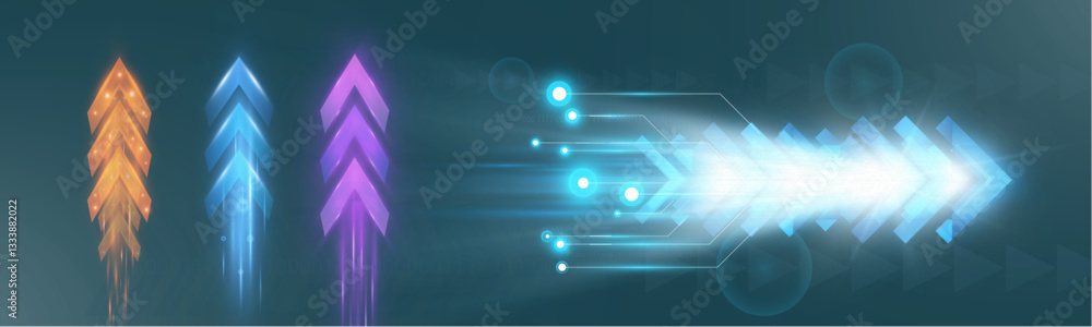 Futuristic speed background with glowing arrows, motion blur, digital technology concept, fast-moving elements, dynamic light trails, high-tech energy flow, acceleration effect, sci-fi motion design. Futuristic speed background with glowing arrows, motion blur, digital technology concept, fast-moving elements, dynamic light trails, high-tech energy flow, acceleration effect, sci-fi motion design.
