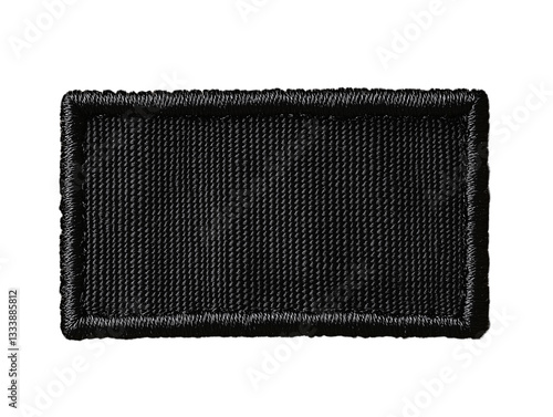 Wallpaper Mural  Rectangular Velcro Patches, Black and White Military Style Tactical Gear, Customizable Fabric Texture, Embroidered Edges, Contrasting Colors, PNG file isolated on transparent background
 Torontodigital.ca