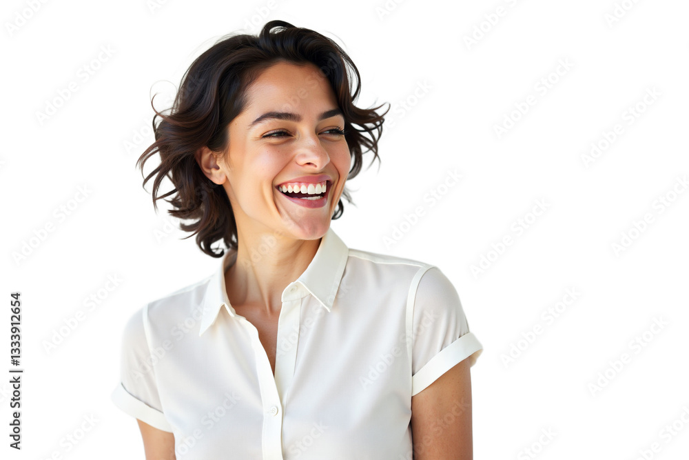 Smiling young woman portrait, head and shoulders, in studio isolated on transparent background. Ideal for beauty, fashion, healthcare, education, and corporate designs. Smiling young woman portrait, head and shoulders, in studio isolated on transparent background. Ideal for beauty, fashion, healthcare, education, and corporate designs.