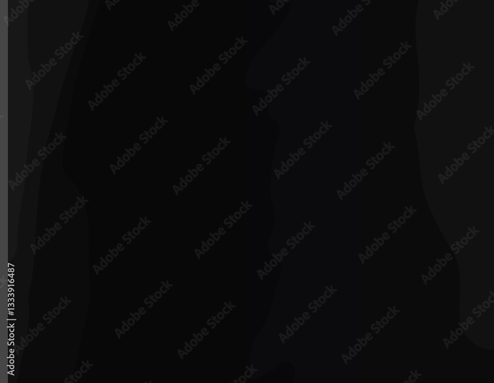 Fototapeta premium Black Dark Abstract Background with Smooth Textures and Shadows. Deep Black Abstract Wallpaper with a Modern and Minimalist Design. Elegant Dark Abstract Background with Subtle Gradients and Appeal