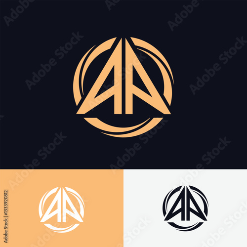 AA logo design Modern Letter AA Logo