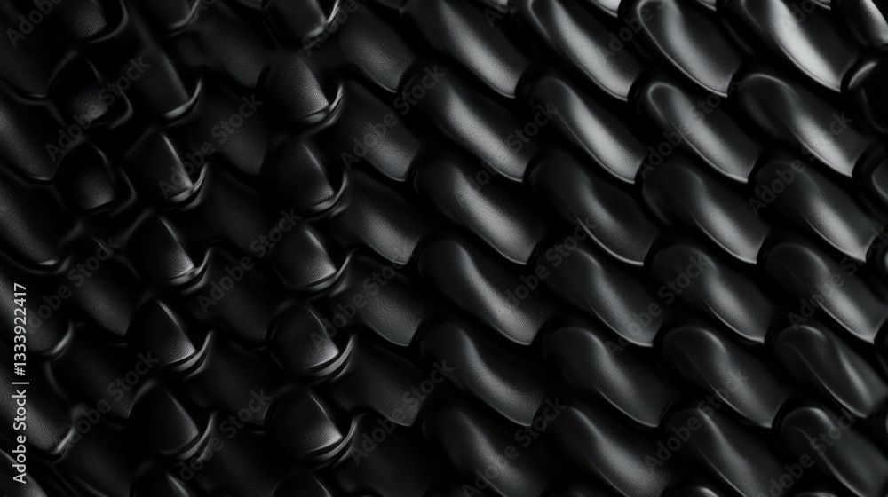 Obraz premium Minimalist black overlay texture with abstract pattern design for background