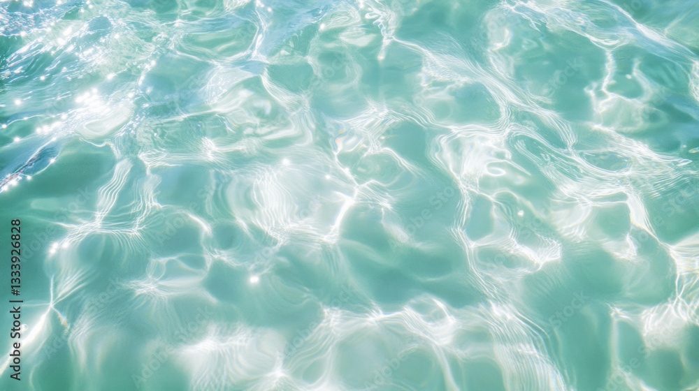 Serene aquatic texture with chaotic light patterns Serene aquatic texture with chaotic light patterns