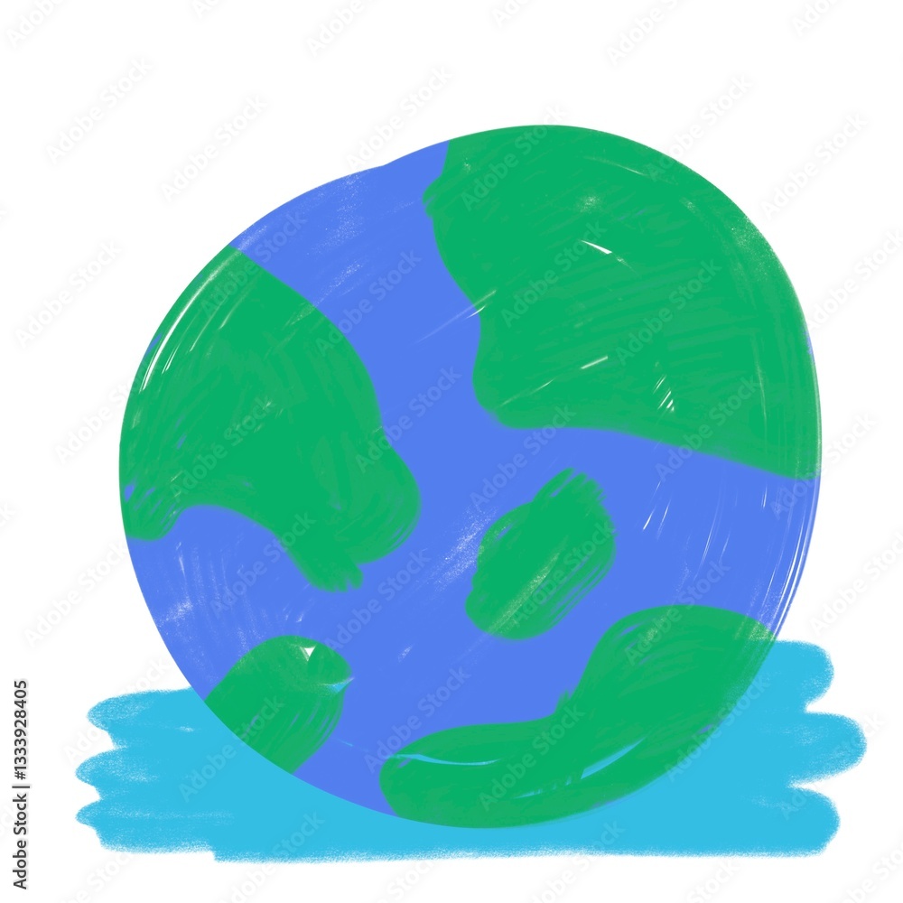 Fototapeta premium the earth climate change planet global warming