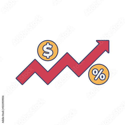investing Icon Illustration