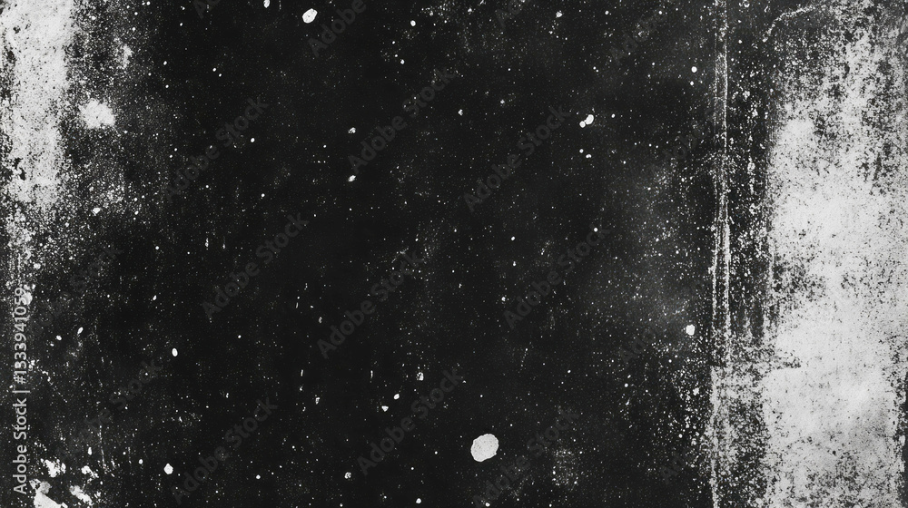 Fototapeta premium Grunge black and white soot texture for creative design projects