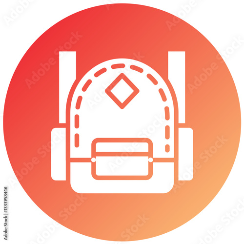 Vector Design Bagpack Icon Style