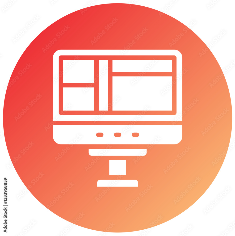 Vector Design Grid Icon Style Vector Design Grid Icon Style