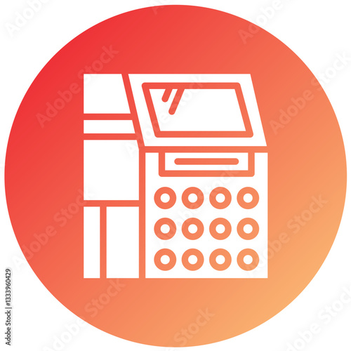 Vector Design Atm Machine Icon Style