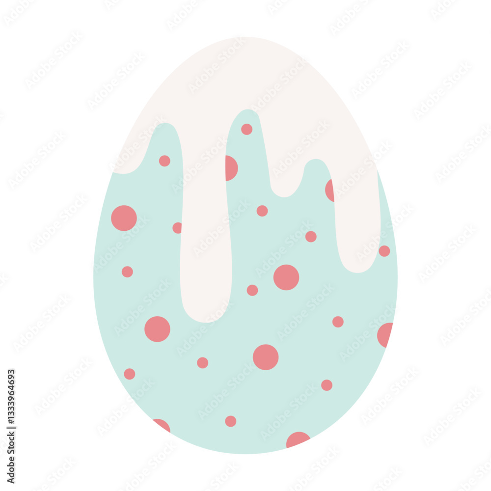 Decorative Easter eggs featuring geometric, floral, and rainbow design Decorative Easter eggs featuring geometric, floral, and rainbow design